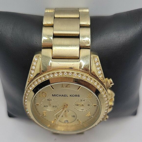 Michael Kors Bradshaw MK5605 Women Stainless Steel Analog Dial Wrist Watch AM697 - Picture 5 of 11